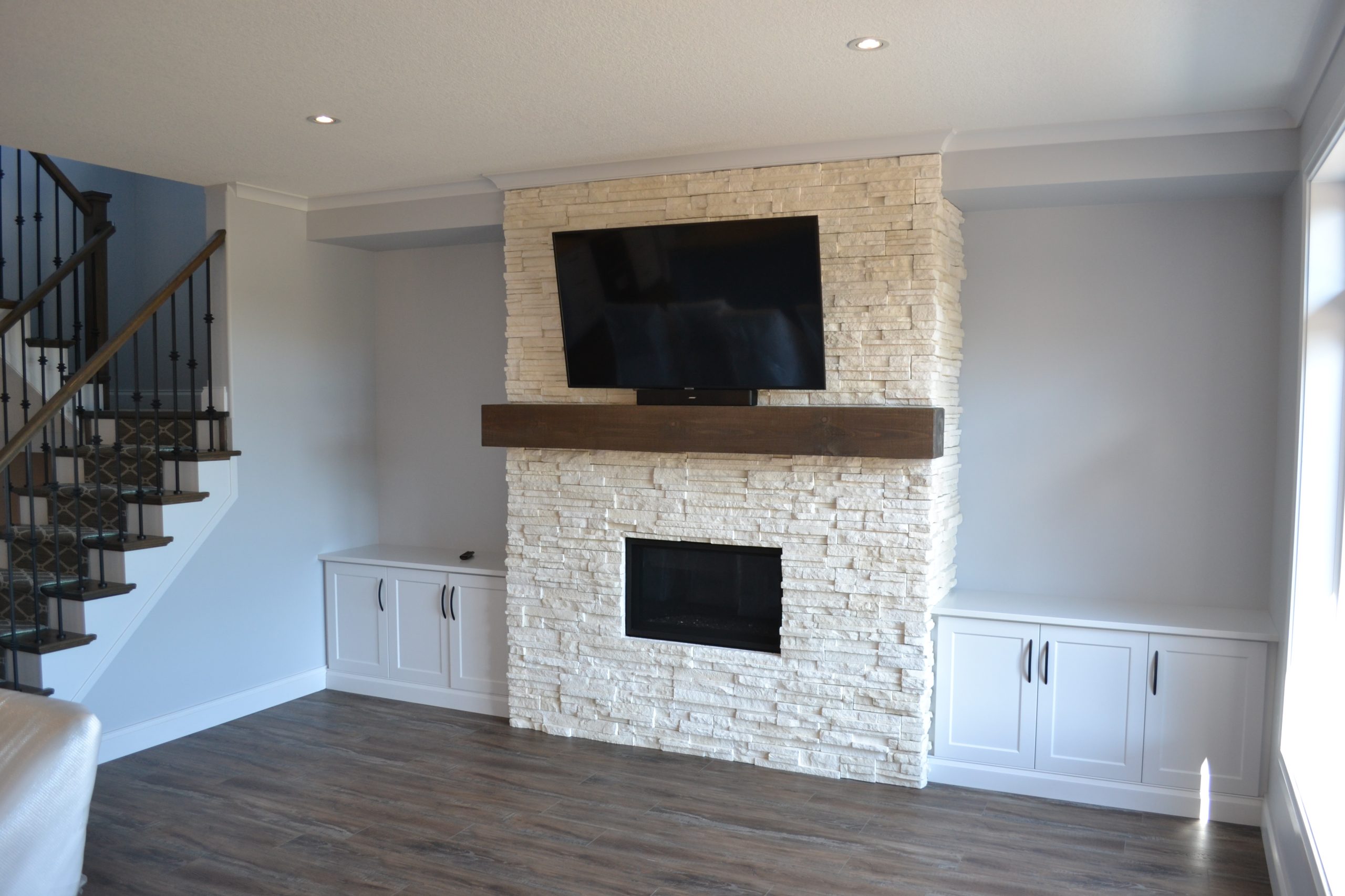 Custom Brick and mantle