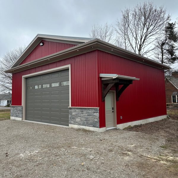 Red Sided Garage